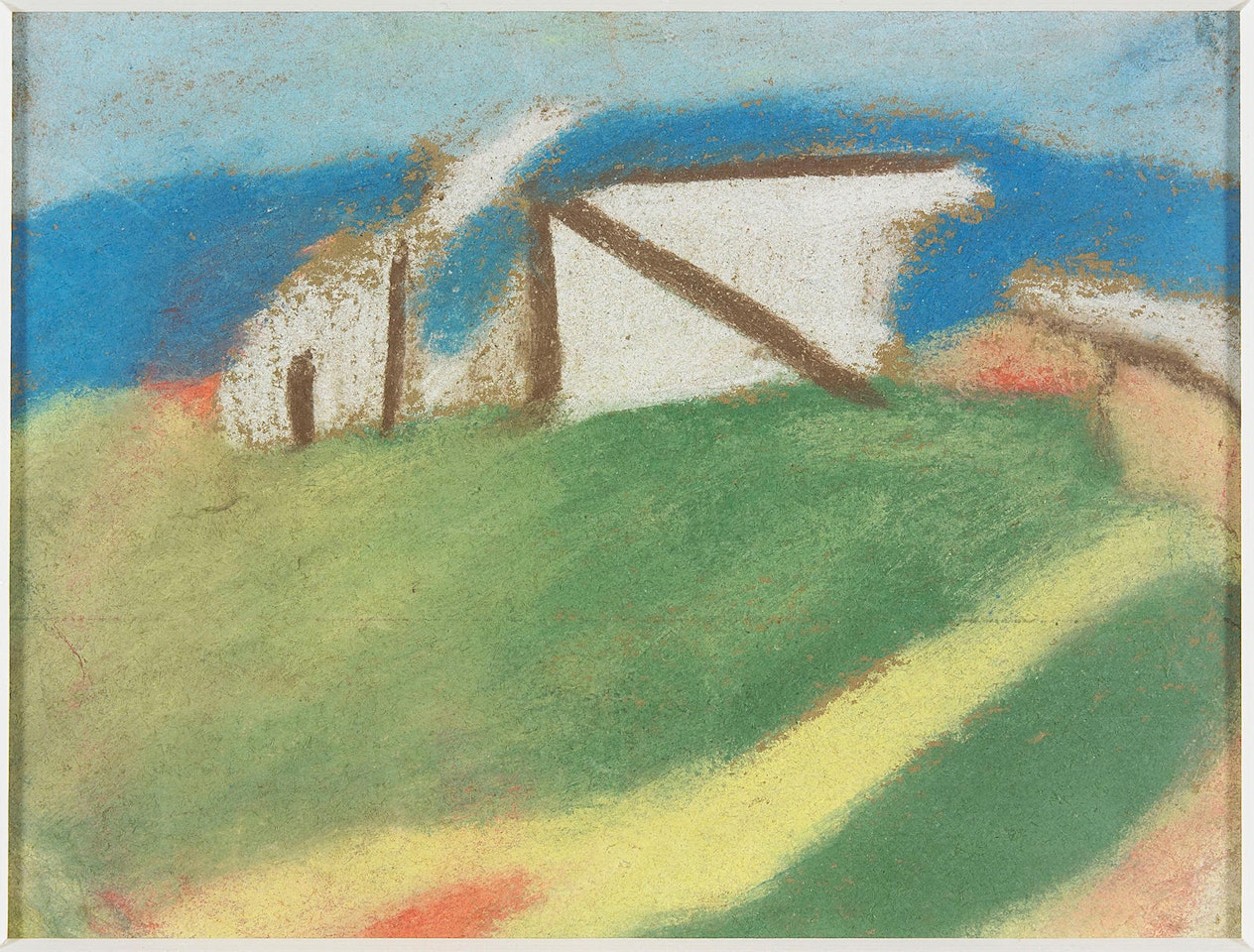 Showground, Wimmera by Sidney Nolan