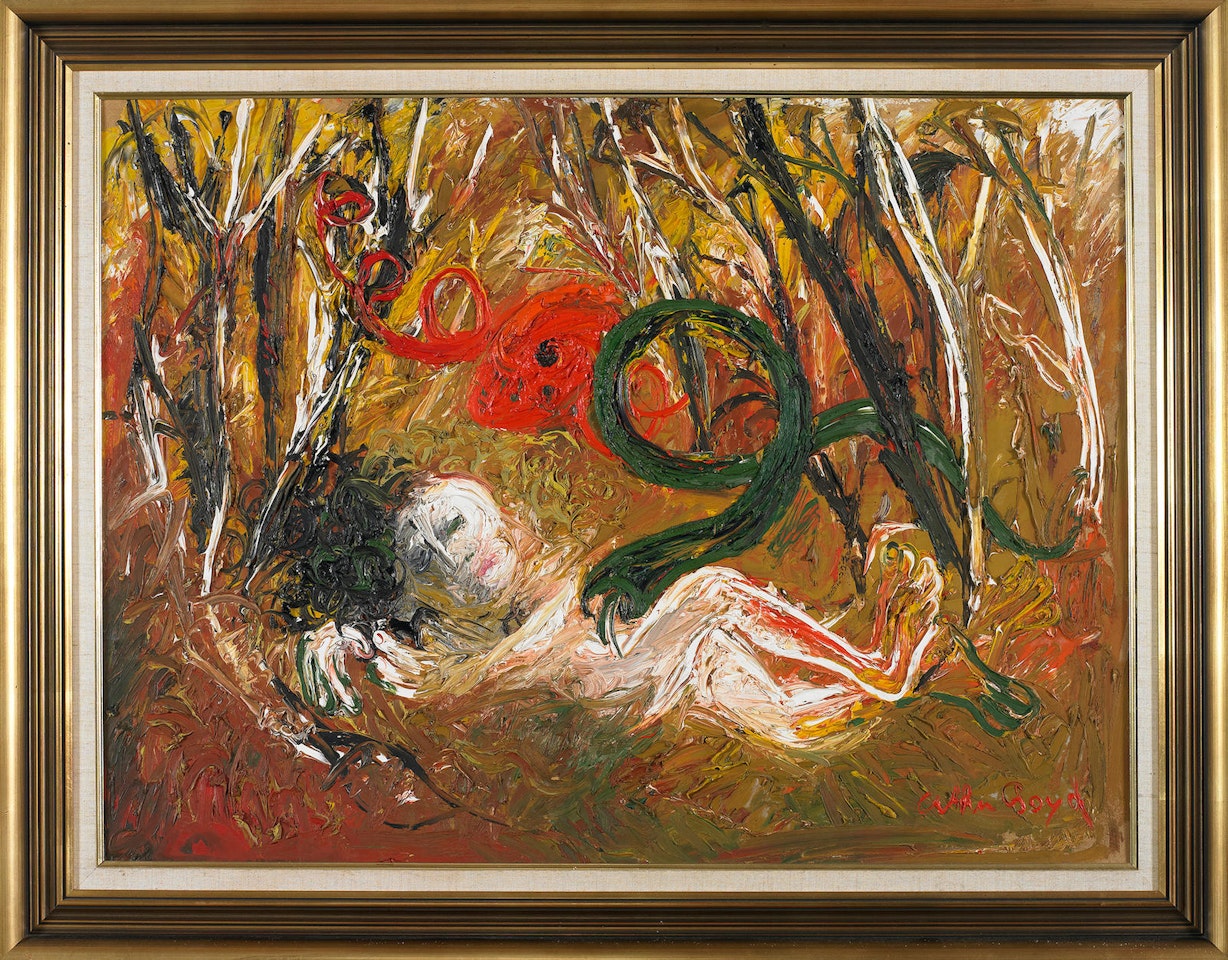 Sleeping Figure, Ram and Serpent by Arthur Merric Bloomfield Boyd