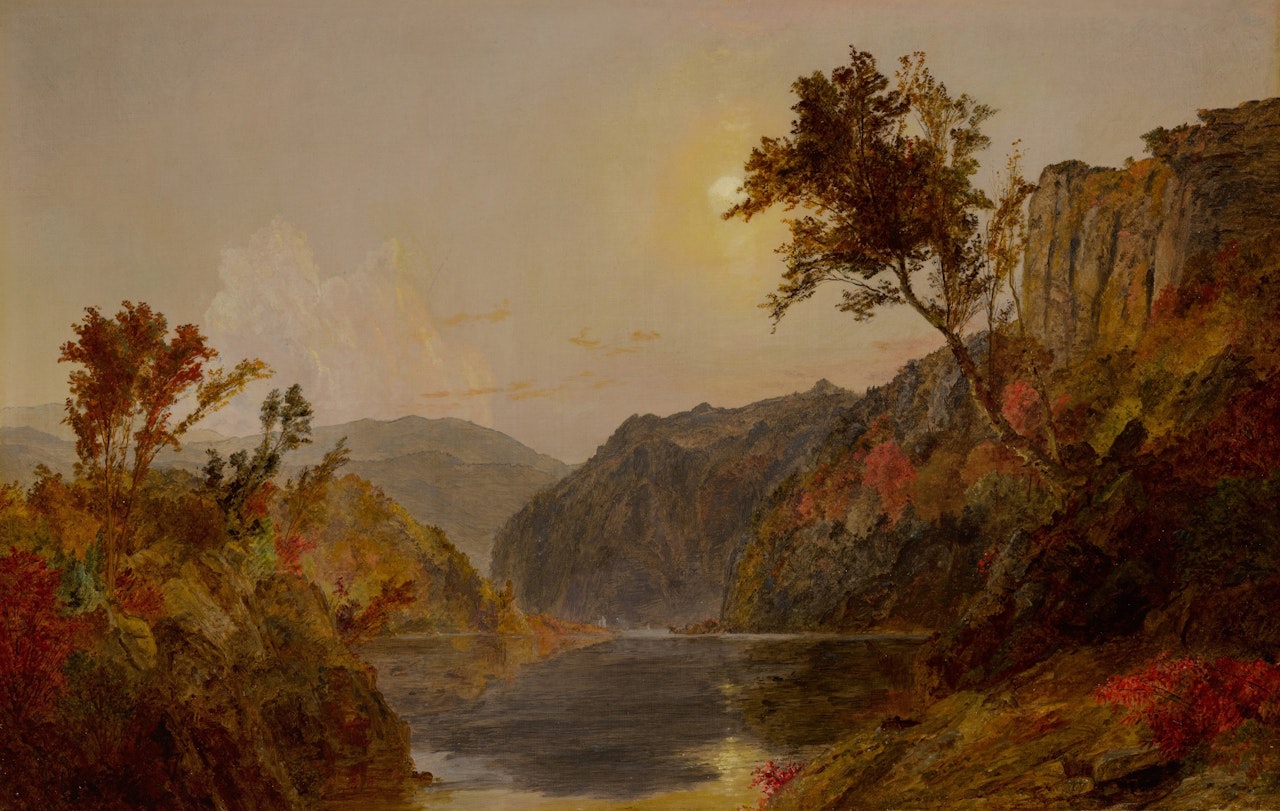 Hudson River Landscape by Jasper Francis Cropsey