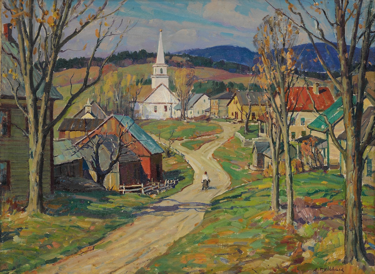 Late October (South Windham, Vermont) by Aldro Thompson Hibbard