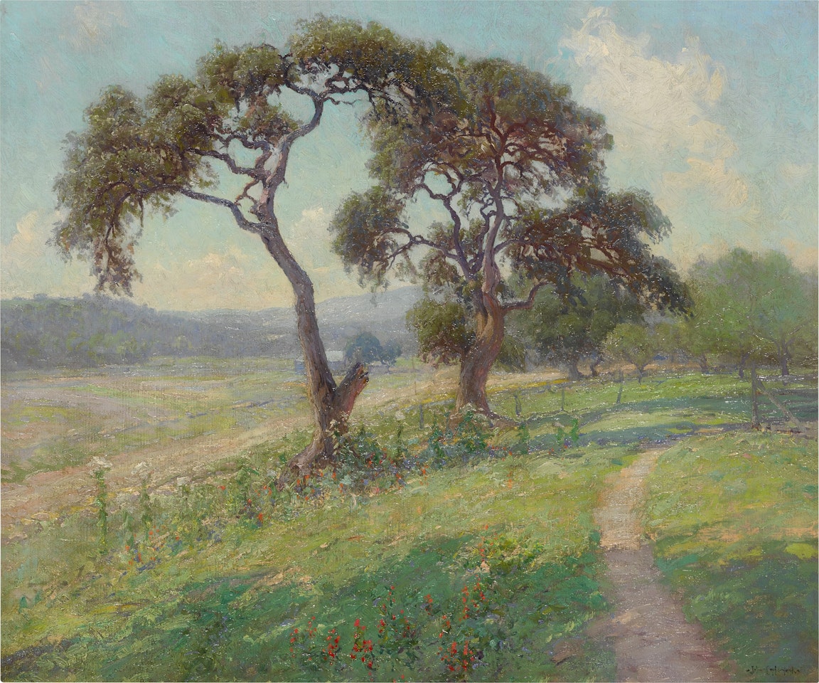 Untitled (Texas Hill Country Landscape) by Julian Onderdonk