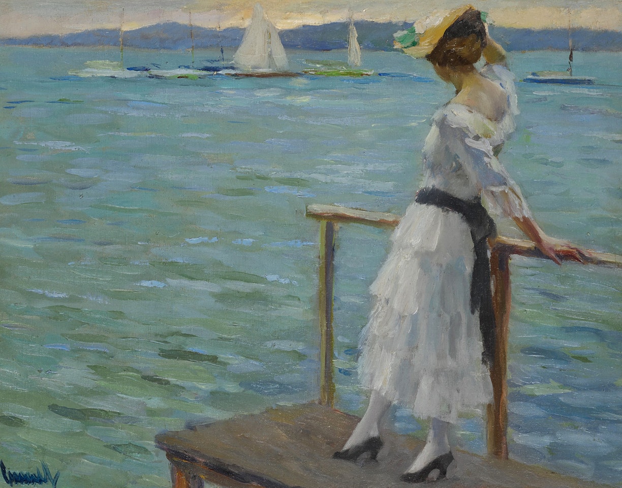 After the Regatta by Edward Cucuel