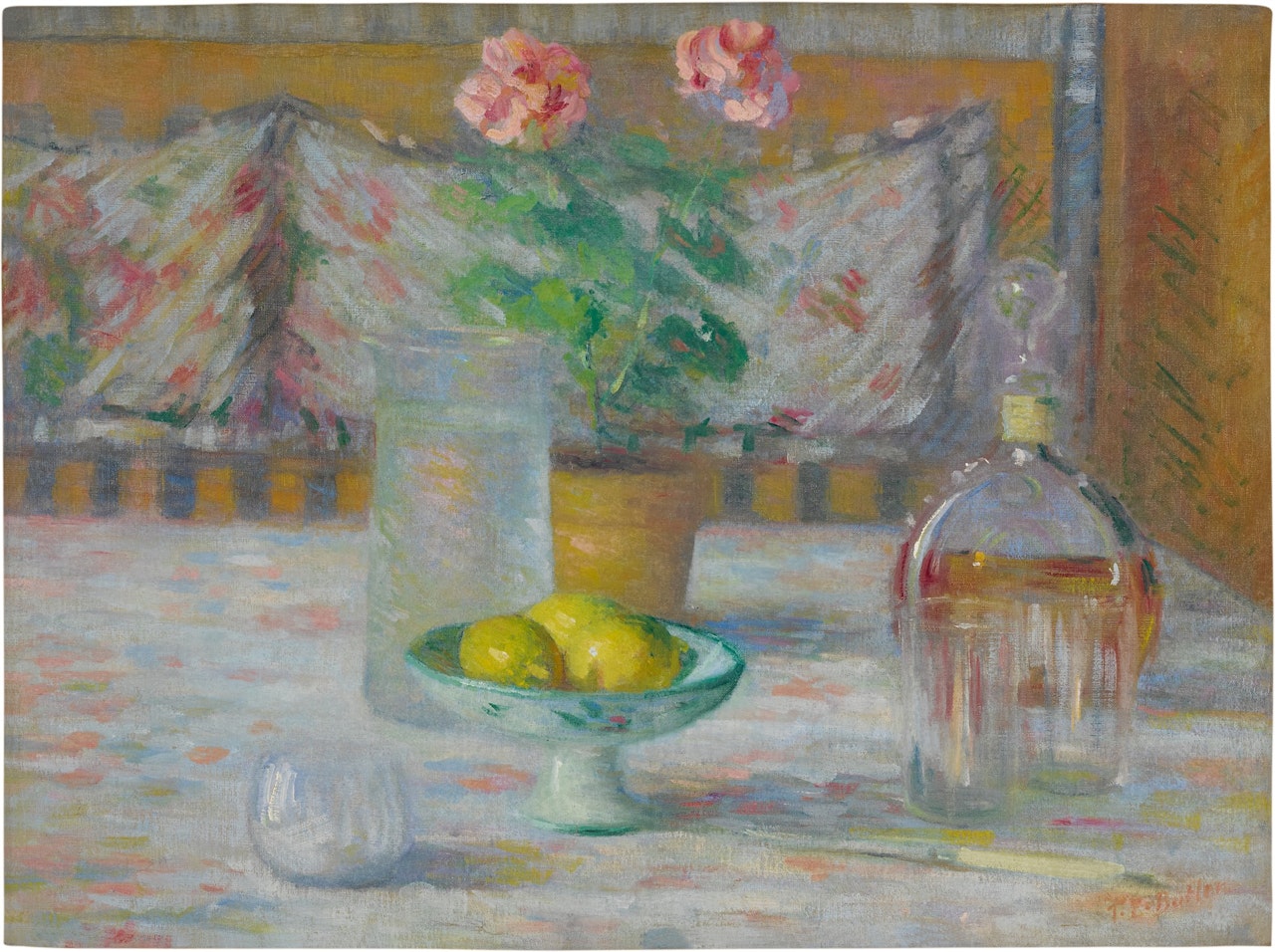 Still Life with Lemons by Theodore Earl Butler