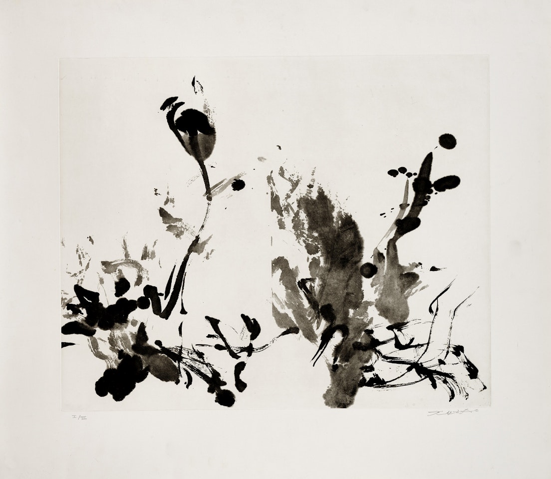 Le Jardin d'encre (The Ink Garden) by Zao Wou-Ki