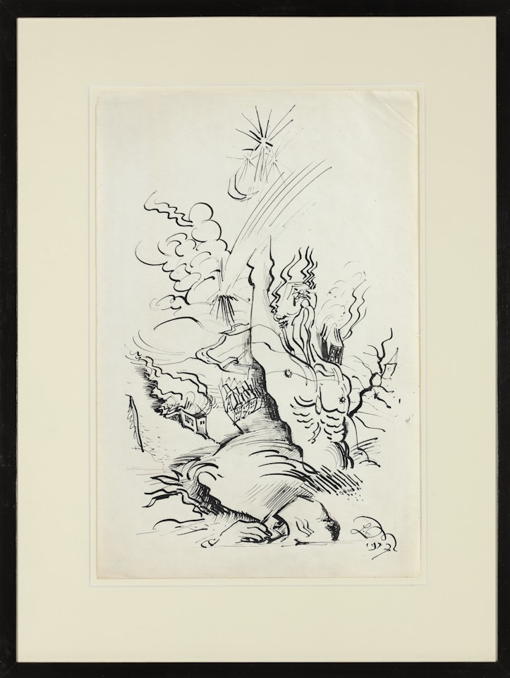 Surreale Szene (Surreal Scene) by Ludwig Meidner