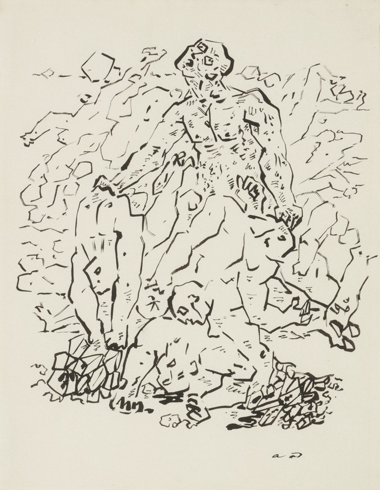 Le vivant et les morts by André Masson