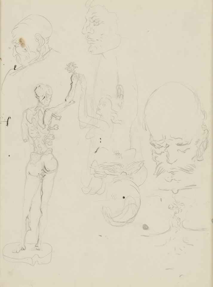 Study for Les Chants de Maldoror (The Songs of Maldoror) by Salvador Dali