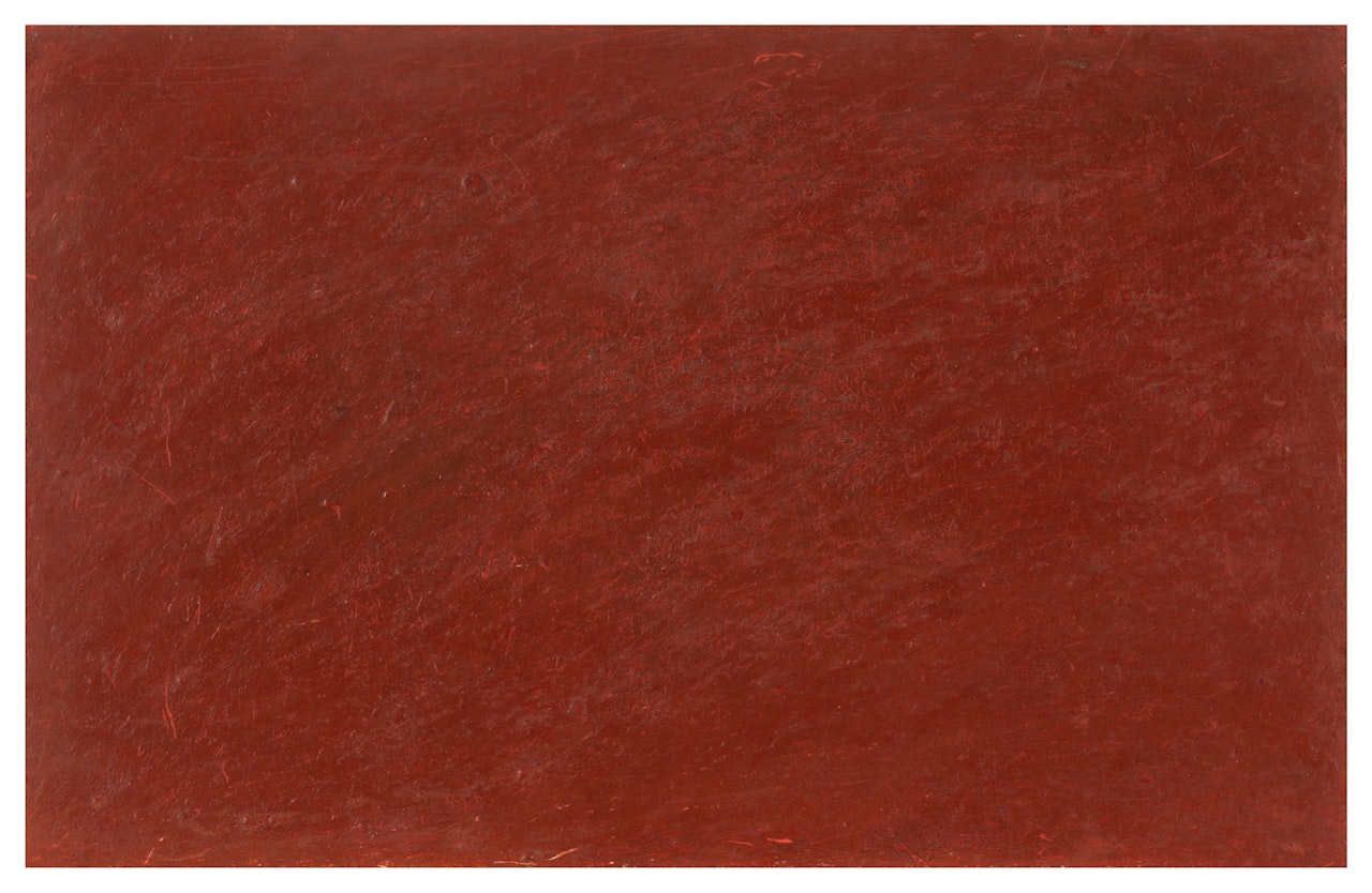 Totalübermalung Rot (Zumalung) by Arnulf Rainer
