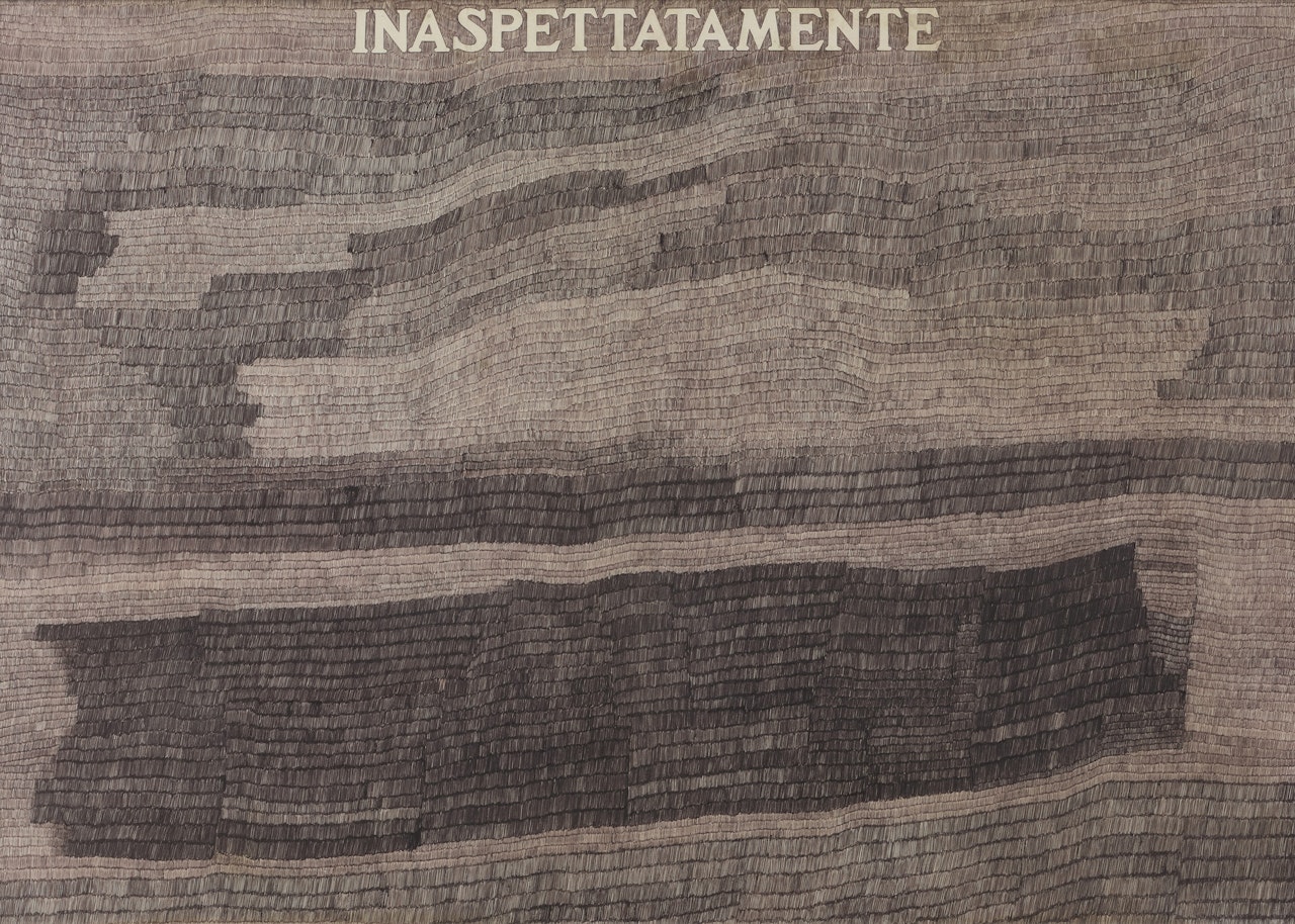 Inaspettatamente (Unexpectedly) by Alighiero Boetti