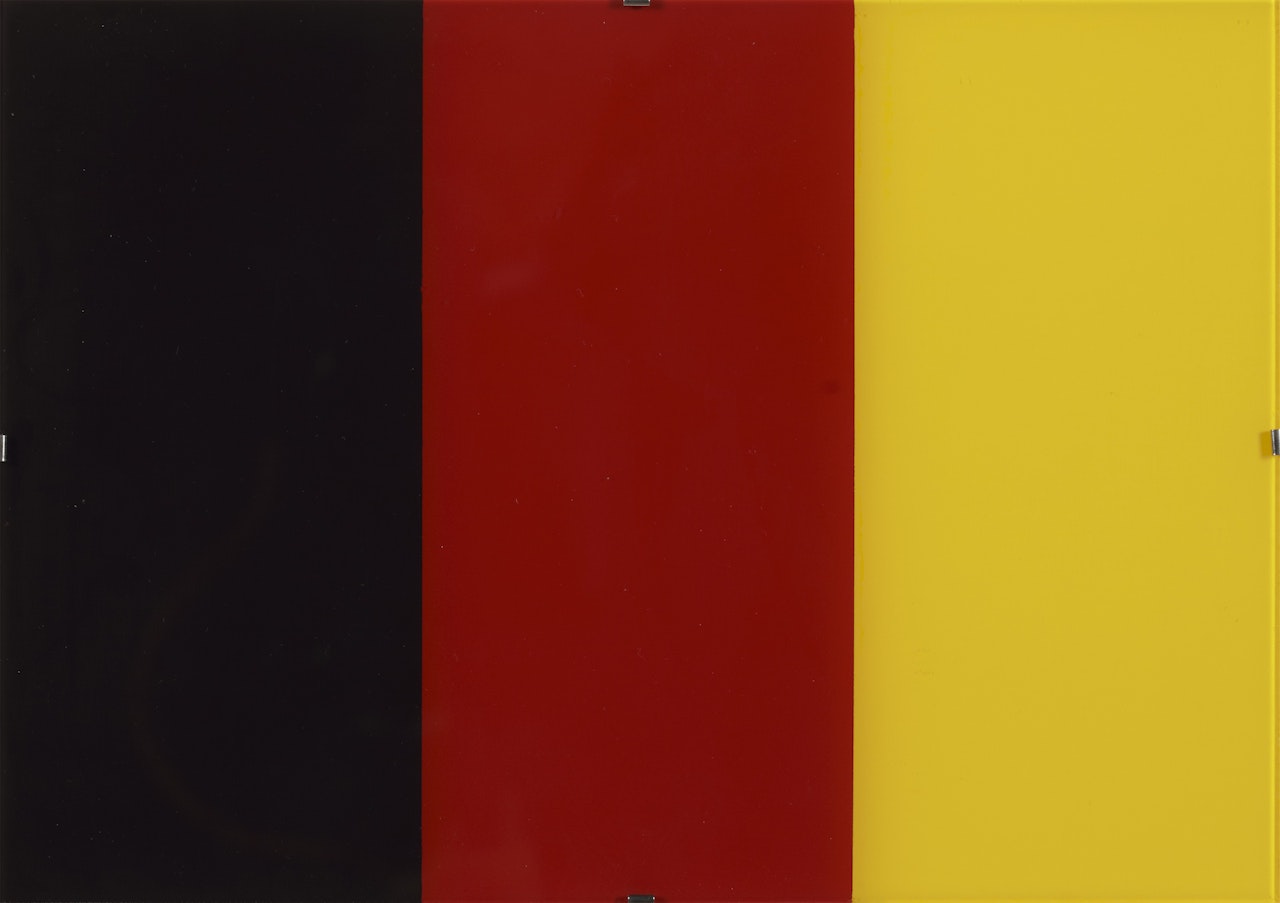 Schwarz, Rot, Gold II (Black, Red, Gold II) by Gerhard Richter