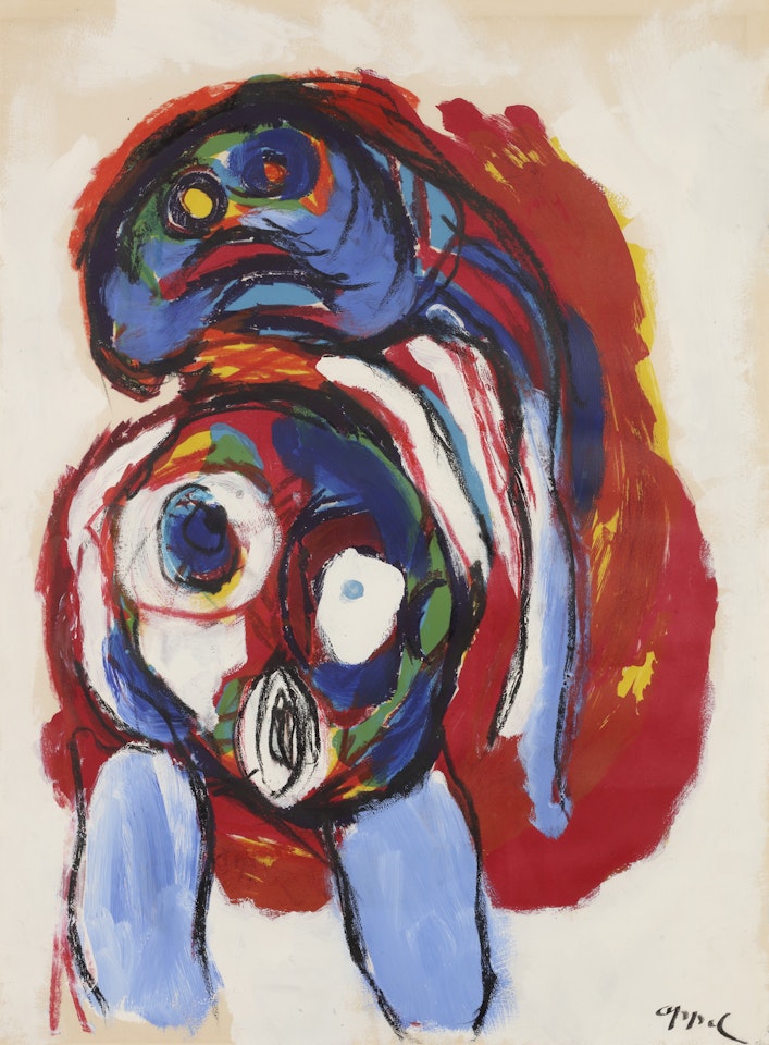 Blue Nude by Karel Appel
