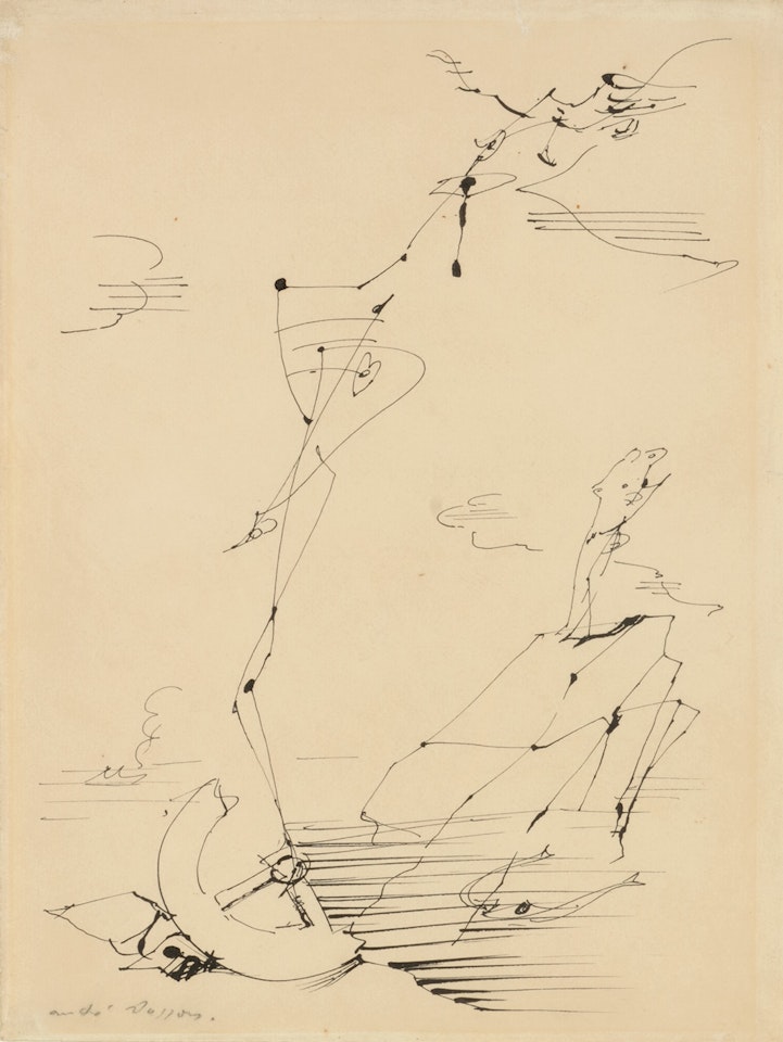 Untitled (Dessin automatique) by André Masson