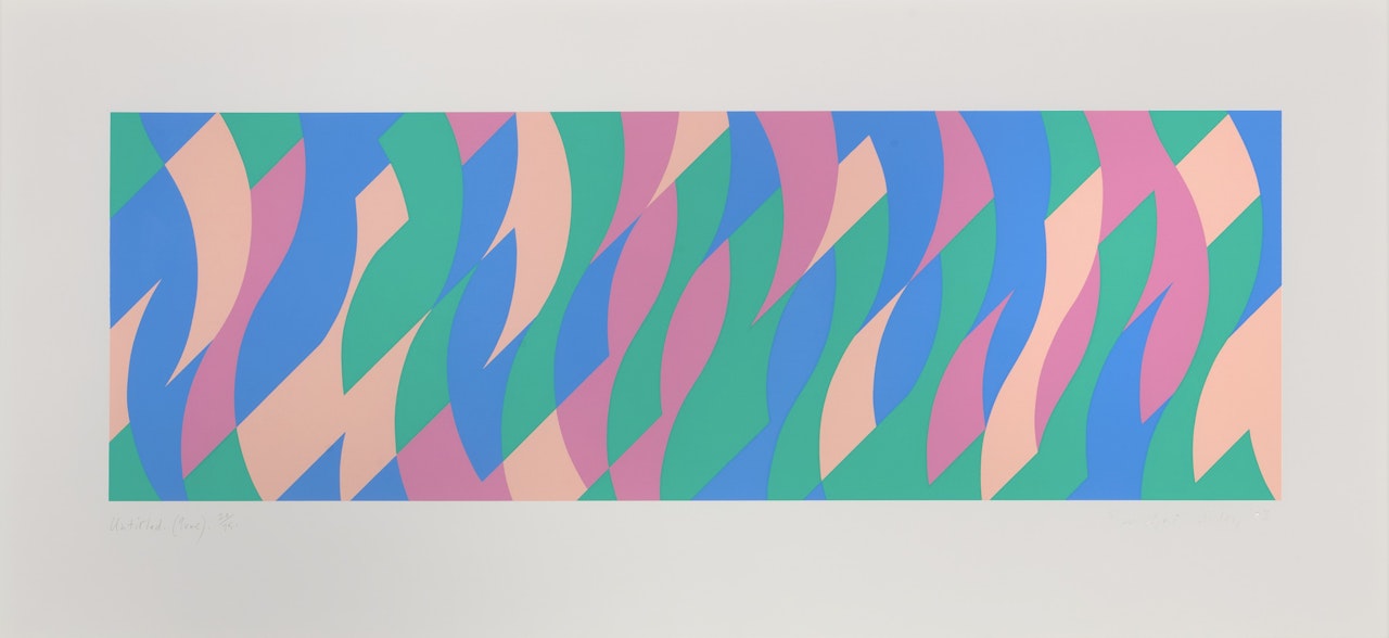 Untitled (Evoe) by Bridget Riley