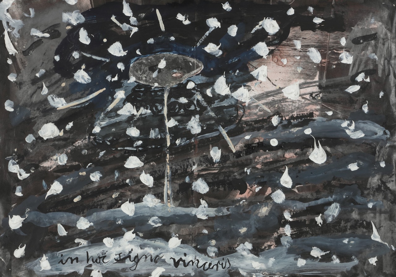 In hoc signo vinceris (In This Sign Thou Shalt Conquer) by Anselm Kiefer