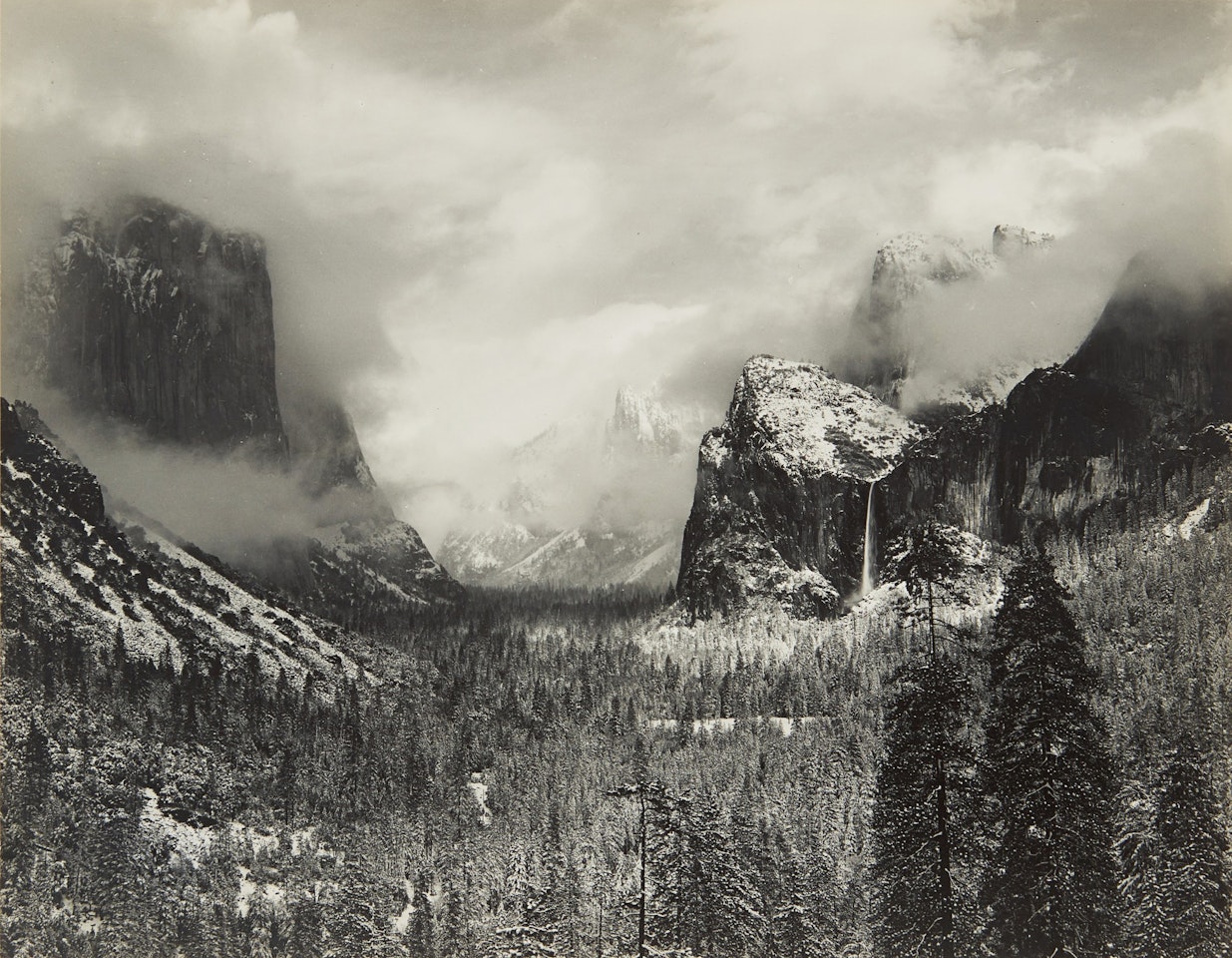Clearing Winter Storm, Yosemite National Park, California by Ansel Adams