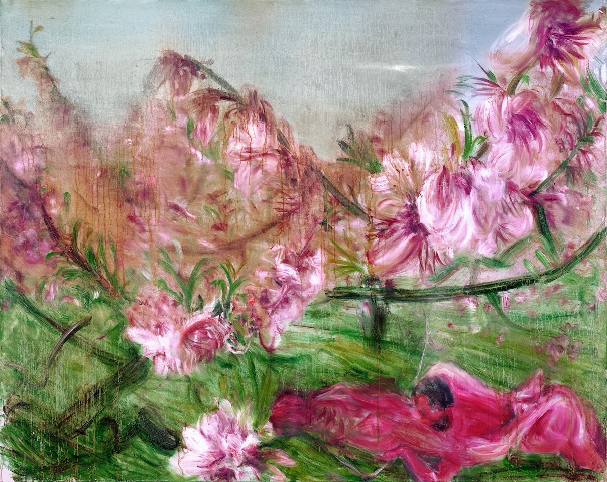 Fragrant Peach Blossom 香桃花 by Zhou Chunya