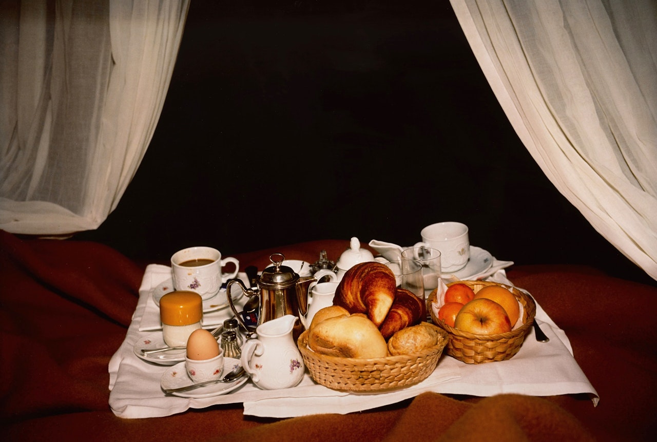 Breakfast in Bed, Hotel Torre di Bellosguardo, Florence by Nan Goldin