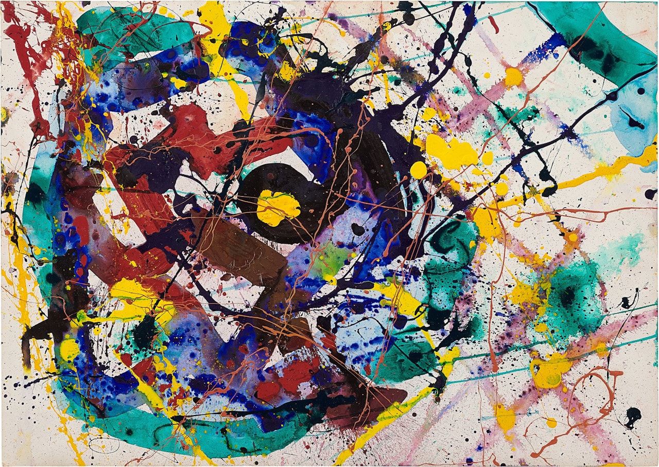 Untitled 無題 by Sam Francis