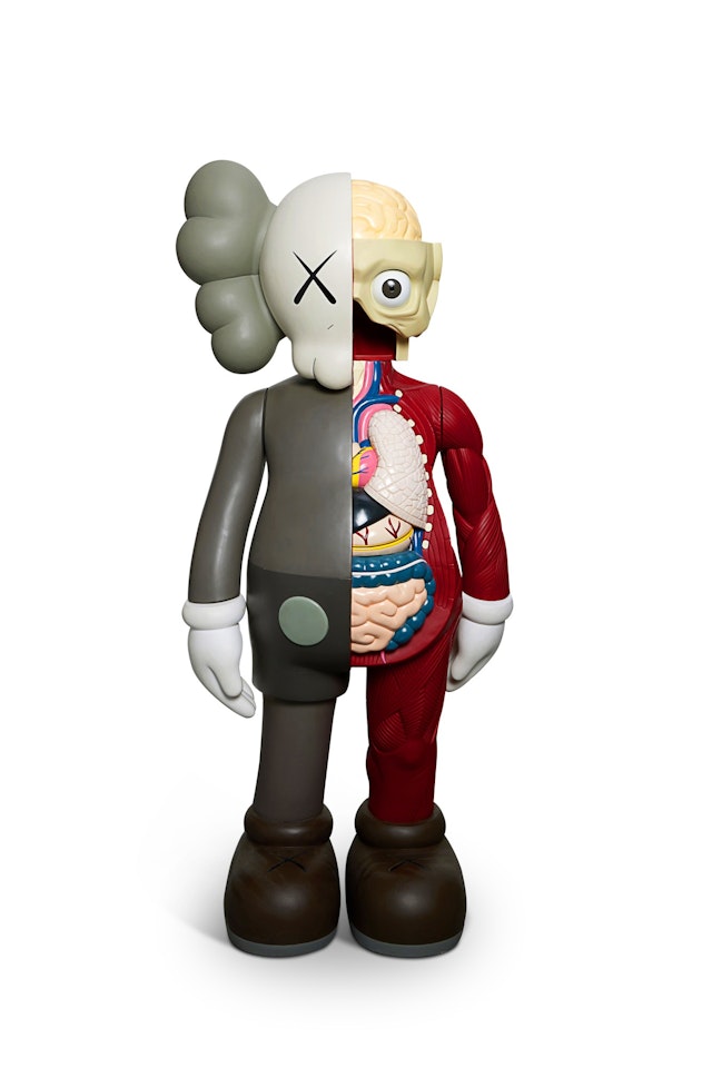 Four Foot Dissected Companion (Brown) 解剖同伴（棕色） by Kaws