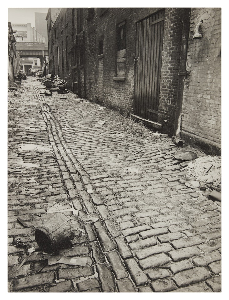 Charles Lane' (Between West and Washington Street) by Berenice Abbott