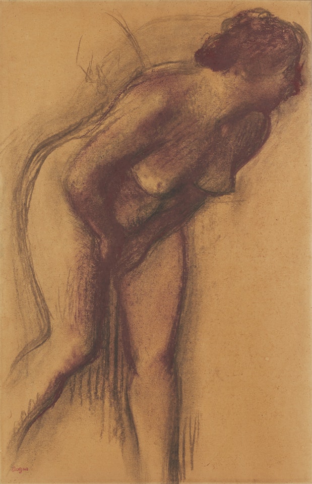 Femme nue debout by Edgar Degas