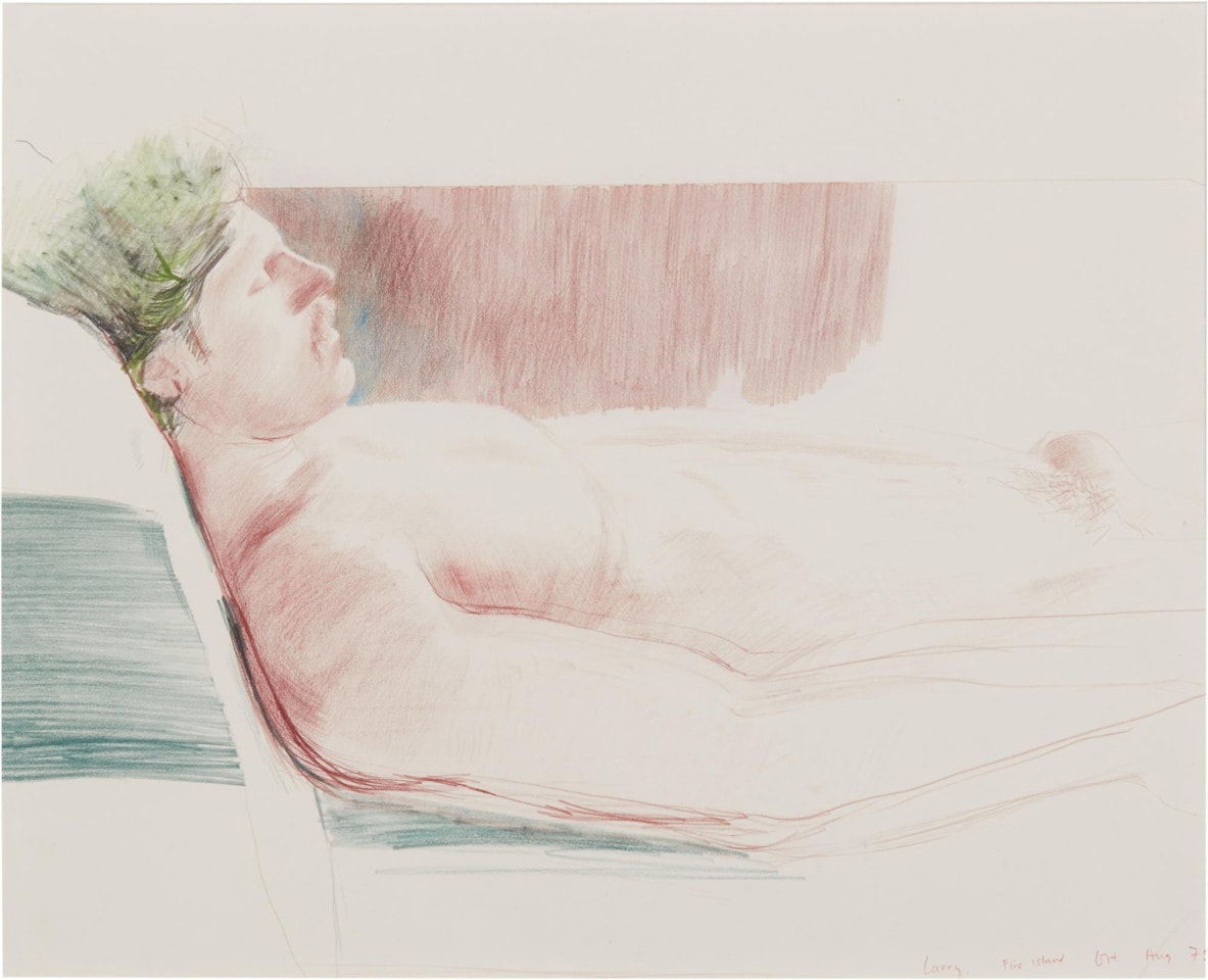 Larry Stanton, Fire Island III by David Hockney