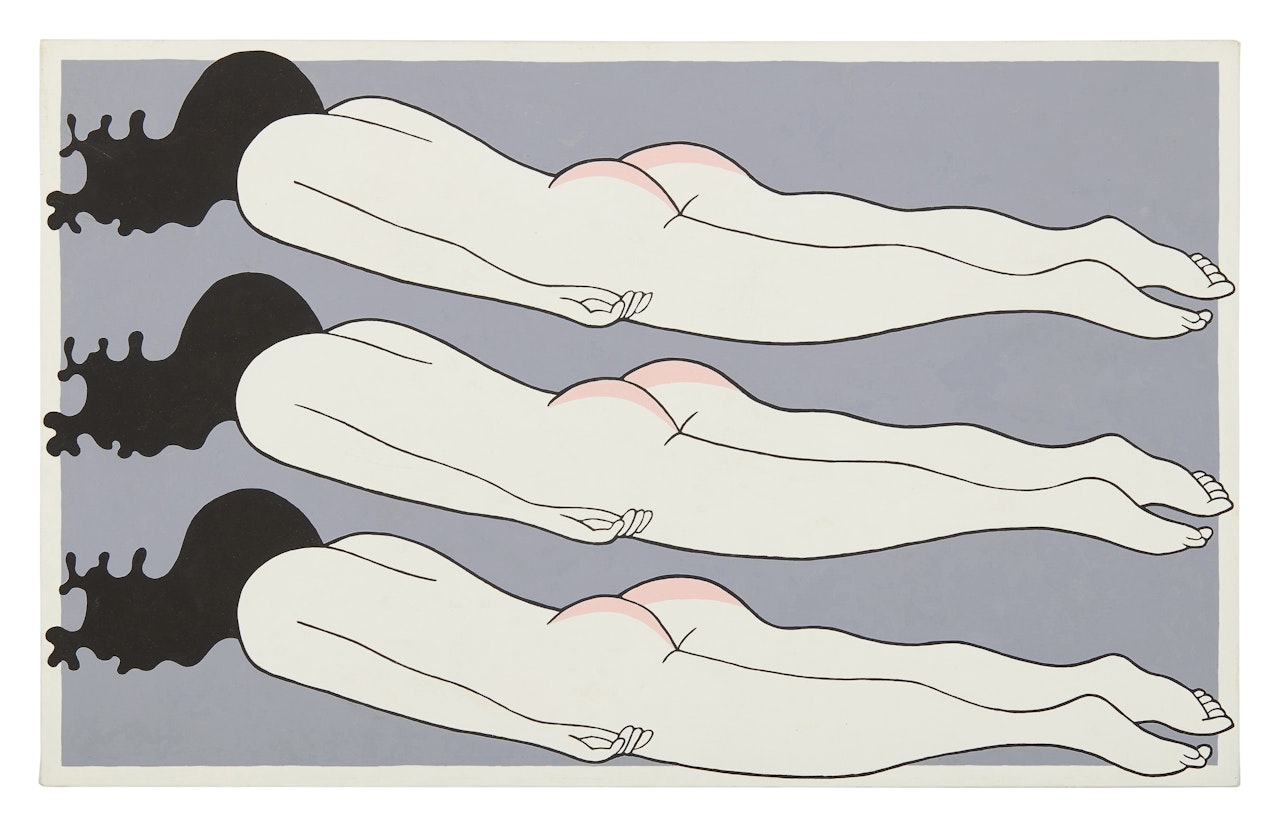 3 Sunbathers by John Wesley