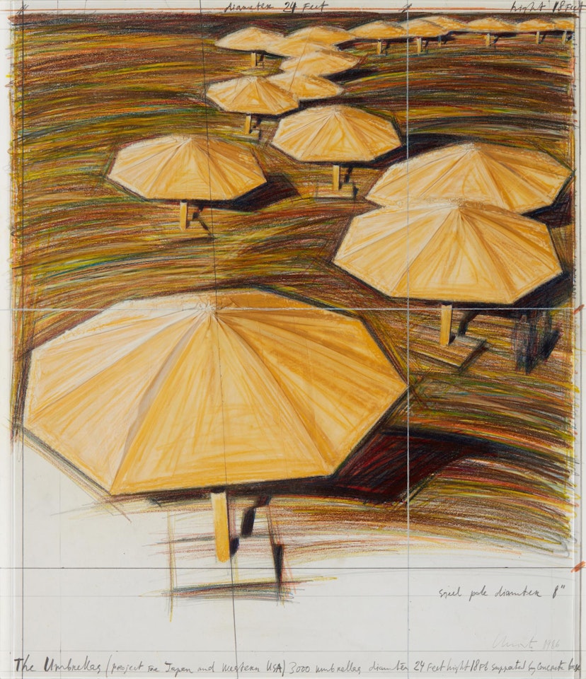 The Umbrellas (Project for Japan and Western USA) by Christo