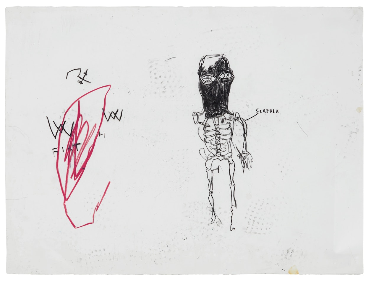 Untitled (Scapula) by Jean-Michel Basquiat