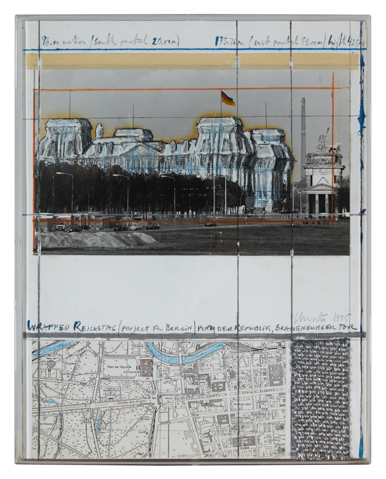 Wrapped Reichstag (Project for Berlin) by Christo