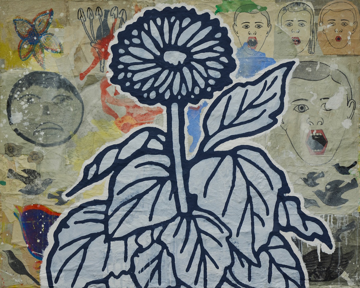 Untitled (Flower Painting) by Donald Baechler