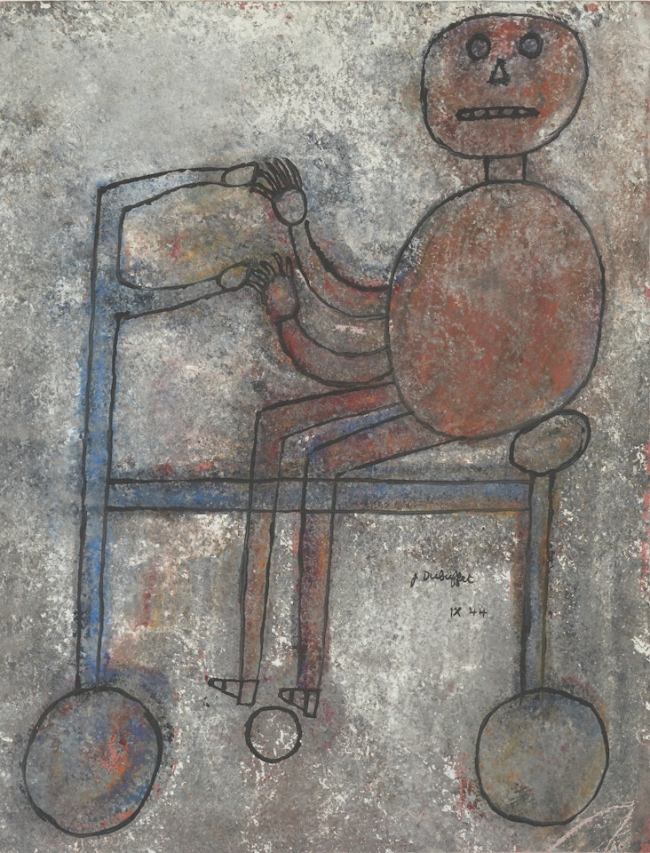 Cycliste by Jean Dubuffet