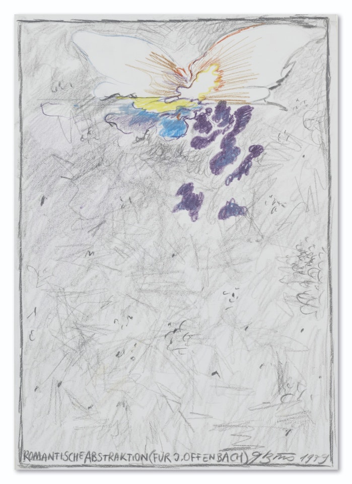 Romantische abstraction (für J.Offenbach) by Gunter Brus