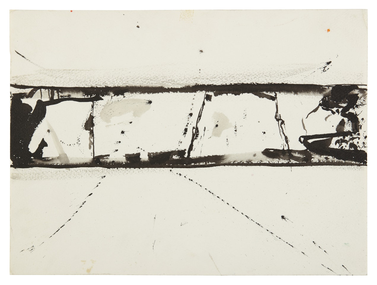 Sketch for Chase Bank Manhattan Mural by Sam Francis