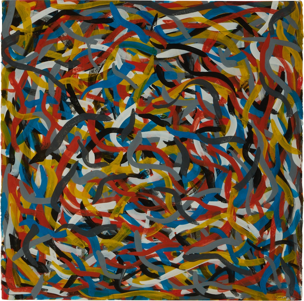 Brushstrokes by Sol LeWitt