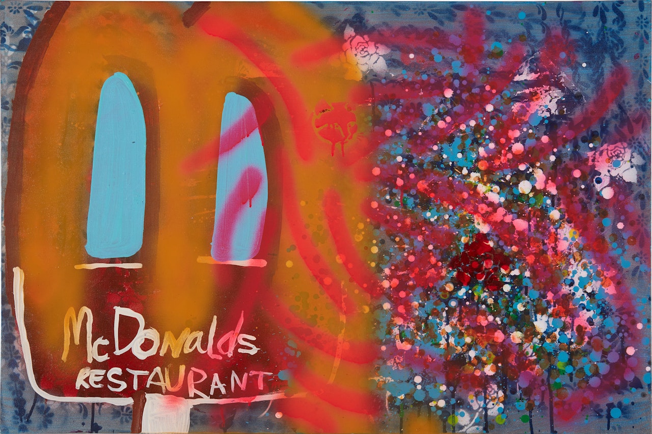 McDonalds Restaurant by Katherine Bernhardt