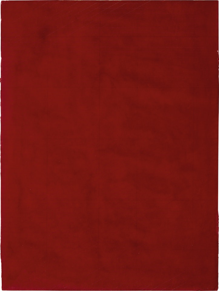 Pencil Grid + Gouache by Sol LeWitt