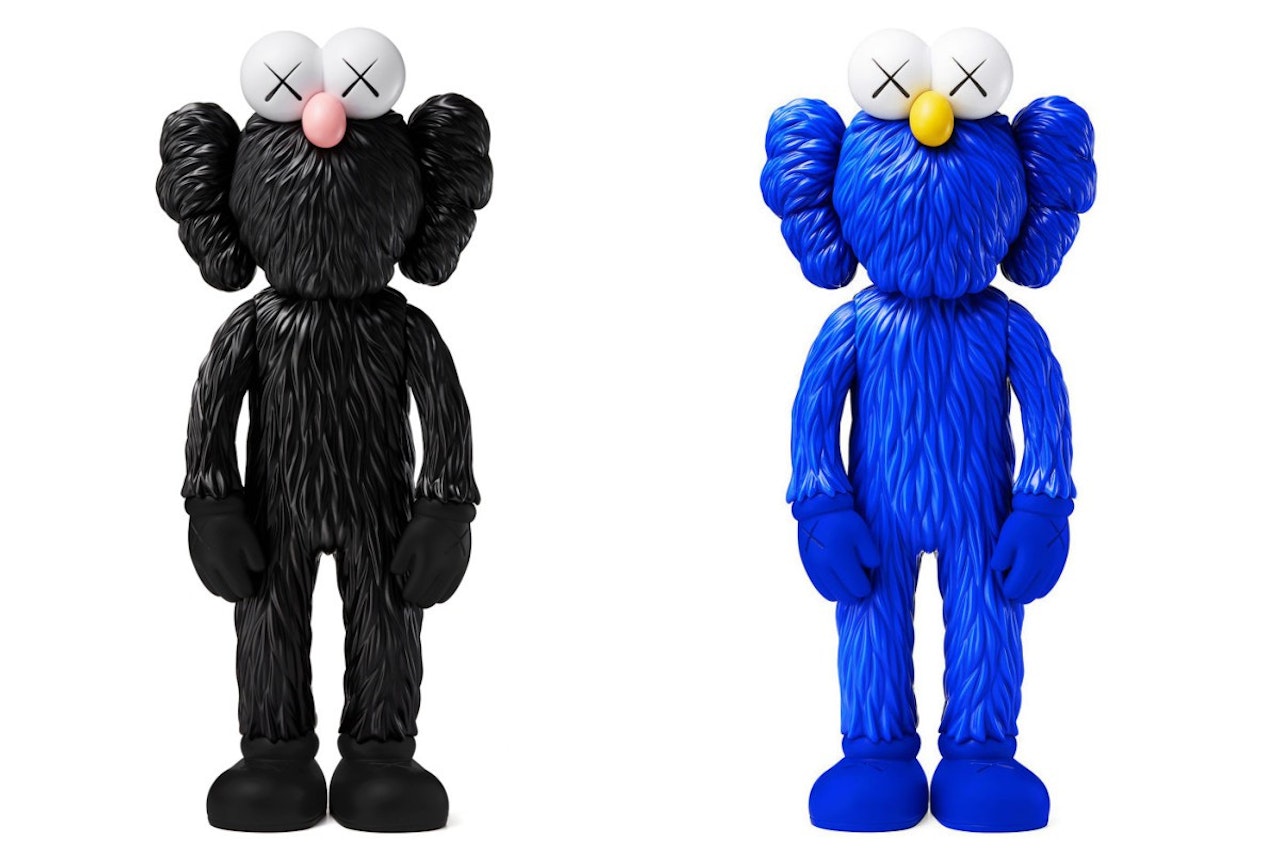 BFF (Black Edition; and MoMA Exclusive) (Two Works) by Kaws