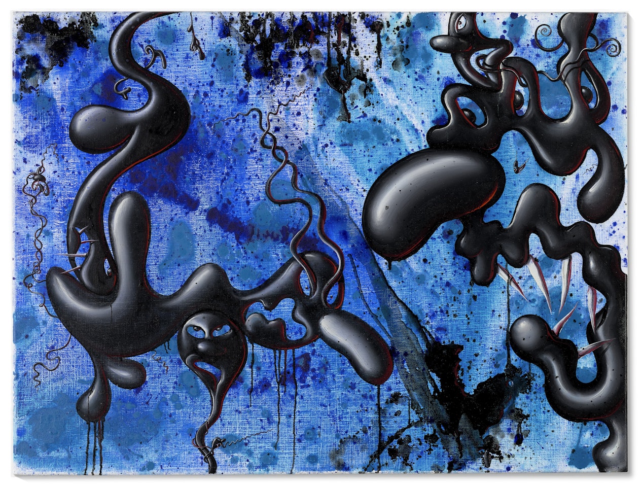 another oil painting too! by Kenny Scharf