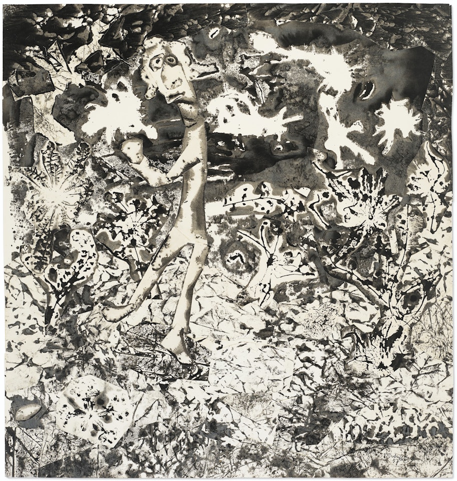 Végétation sauvage by Jean Dubuffet