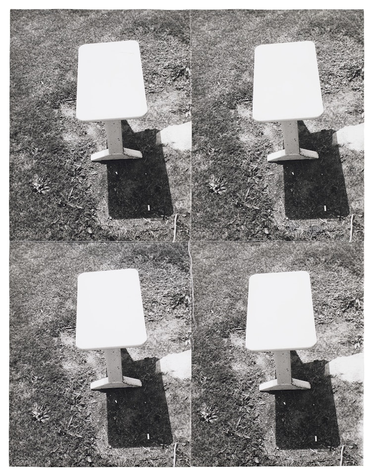Outdoor Bench by Andy Warhol