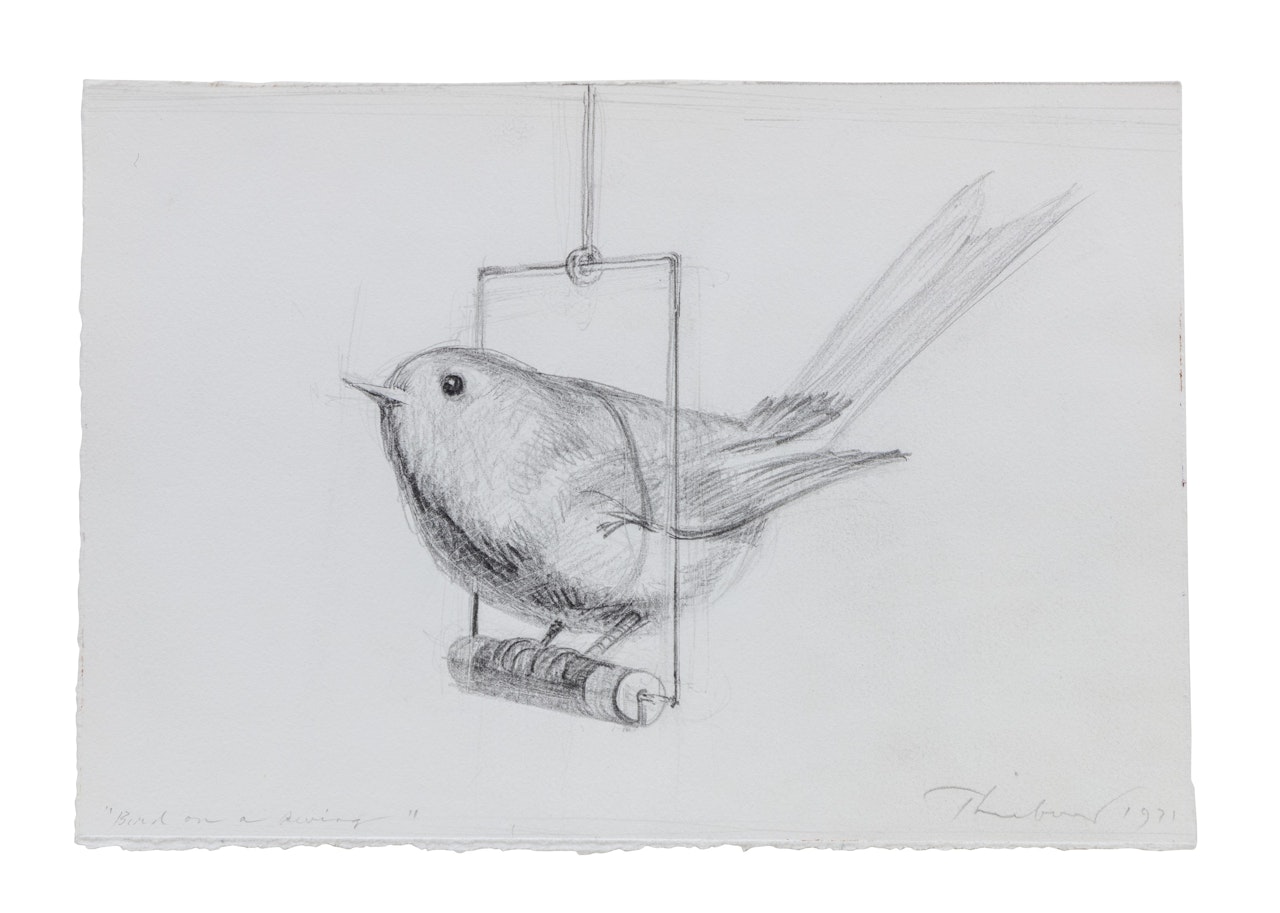 Bird on a Swing by Wayne Thiebaud