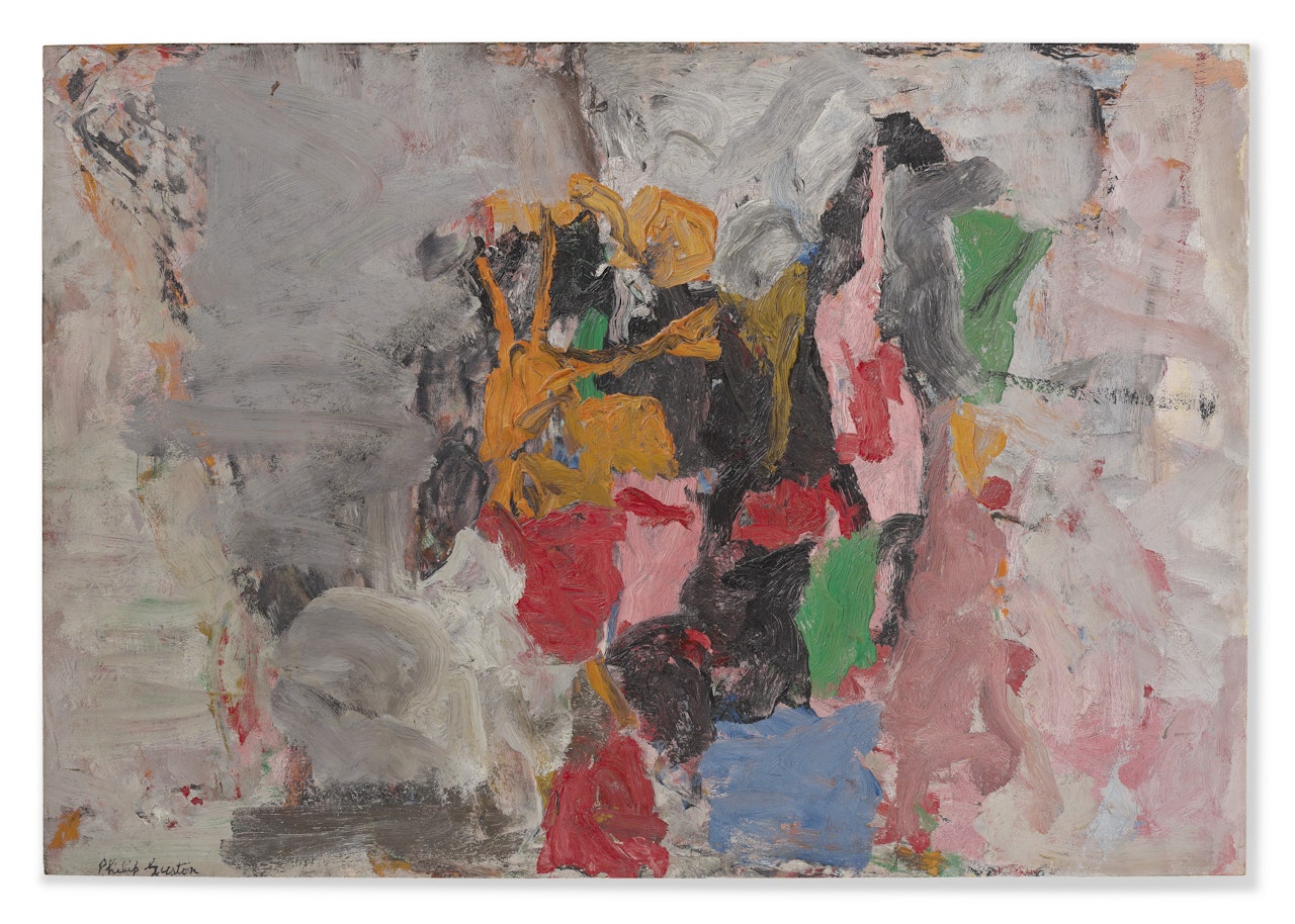 The Clock II by Philip Guston