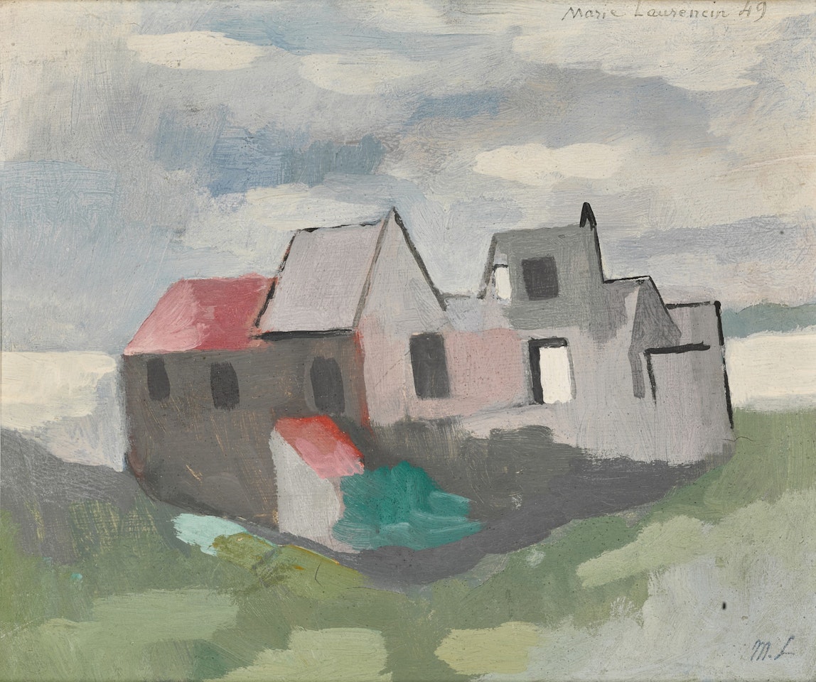 Les maisons by Marie Laurencin