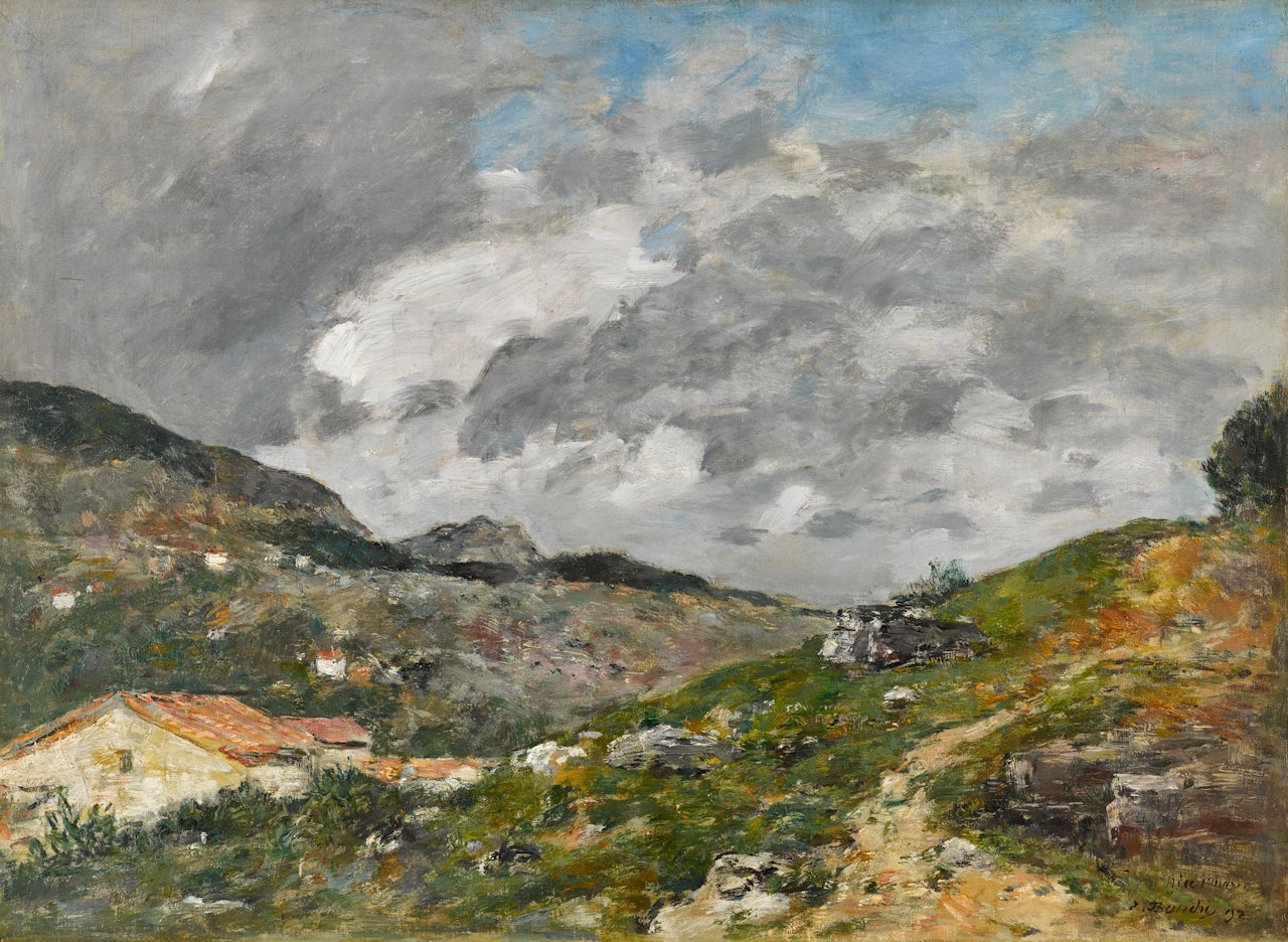 Montagnes, Environs de Nice by Eugène Boudin