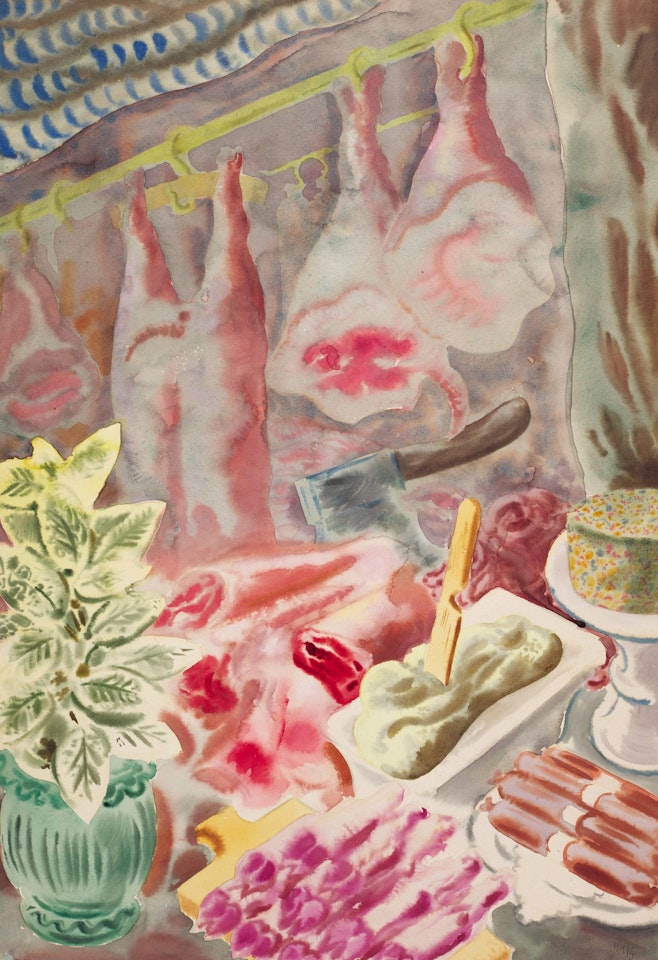 Fleischerei (The Butcher's) by George Grosz