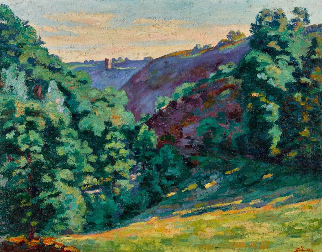 Le Ravin de la folie, vue de Chateau Crozant by Armand Guillaumin