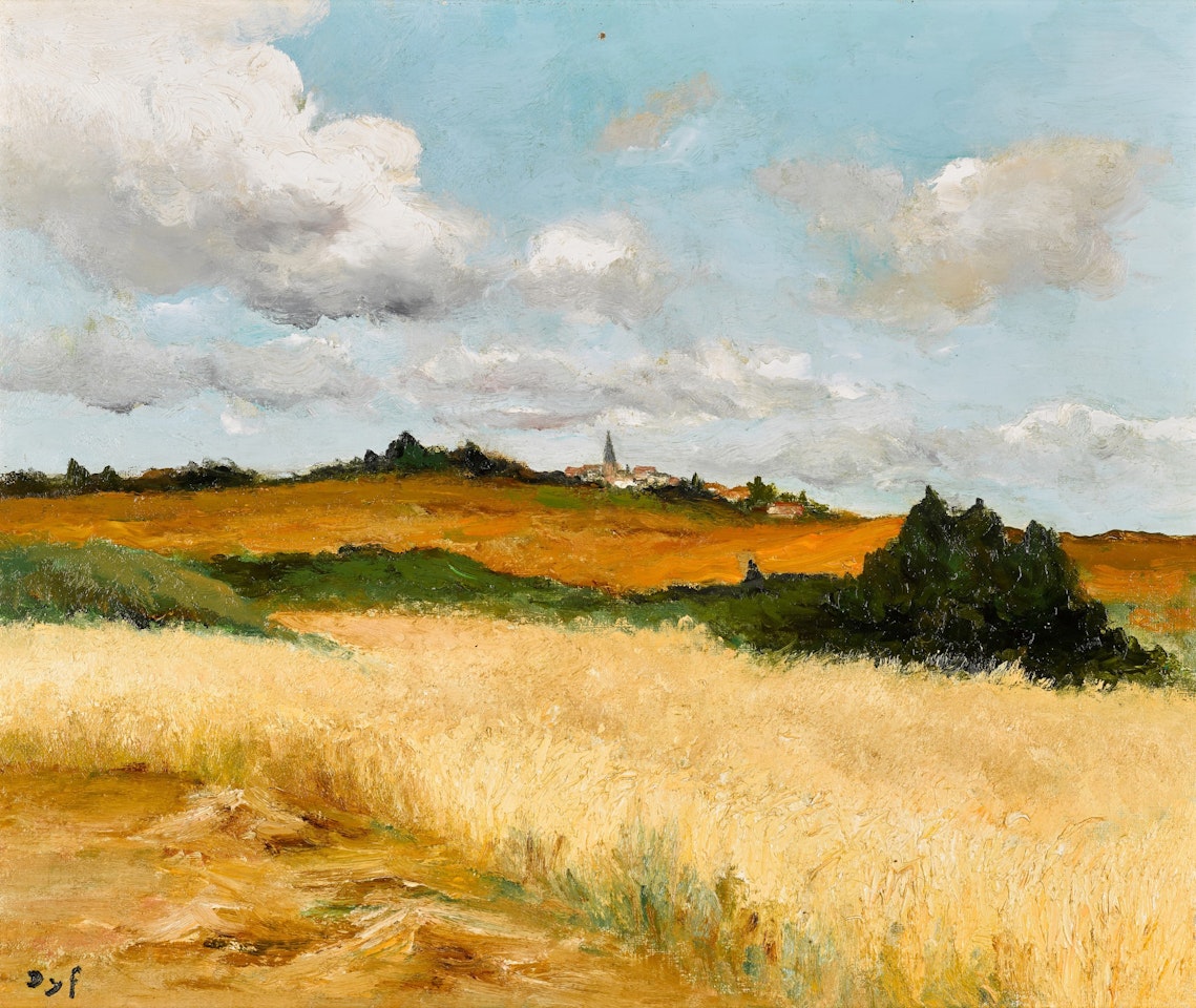 Moisson en Bretagne by Marcel Dyf