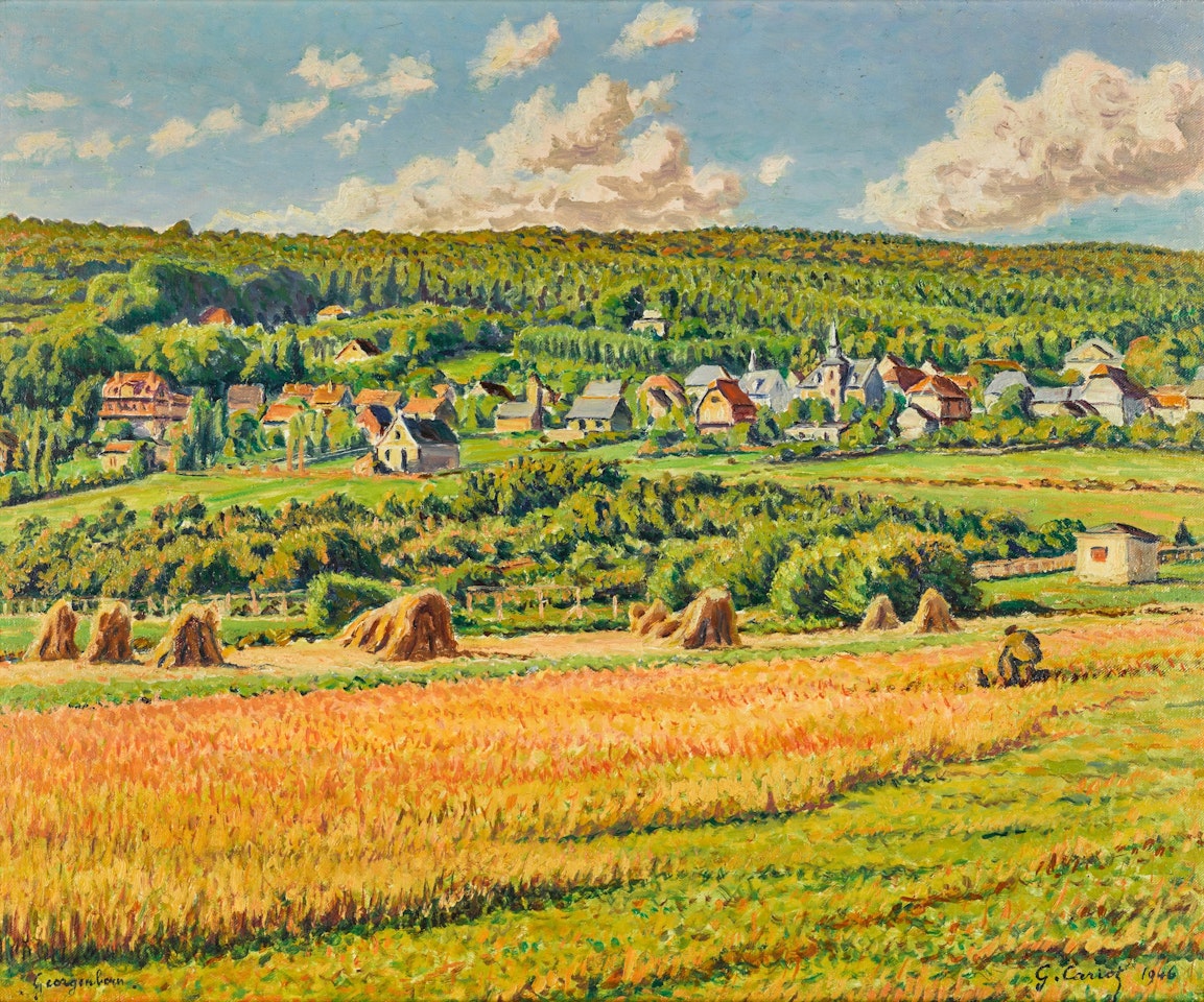 Le village de Georgenborn by Gustave Cariot