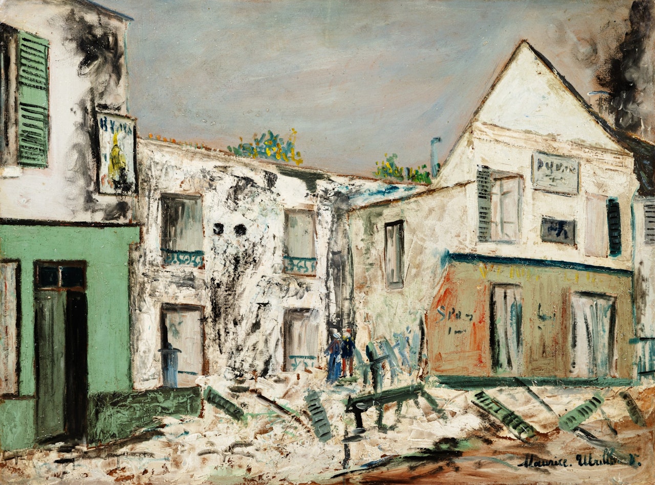 Maison Bombardée by Maurice Utrillo